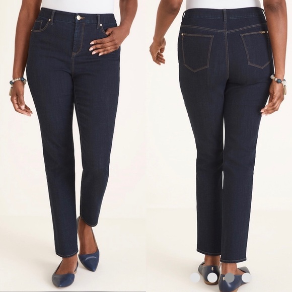 Chico's Jeans Nwot Chicos 2 So Slimming Girlfriend Ankle Jeans